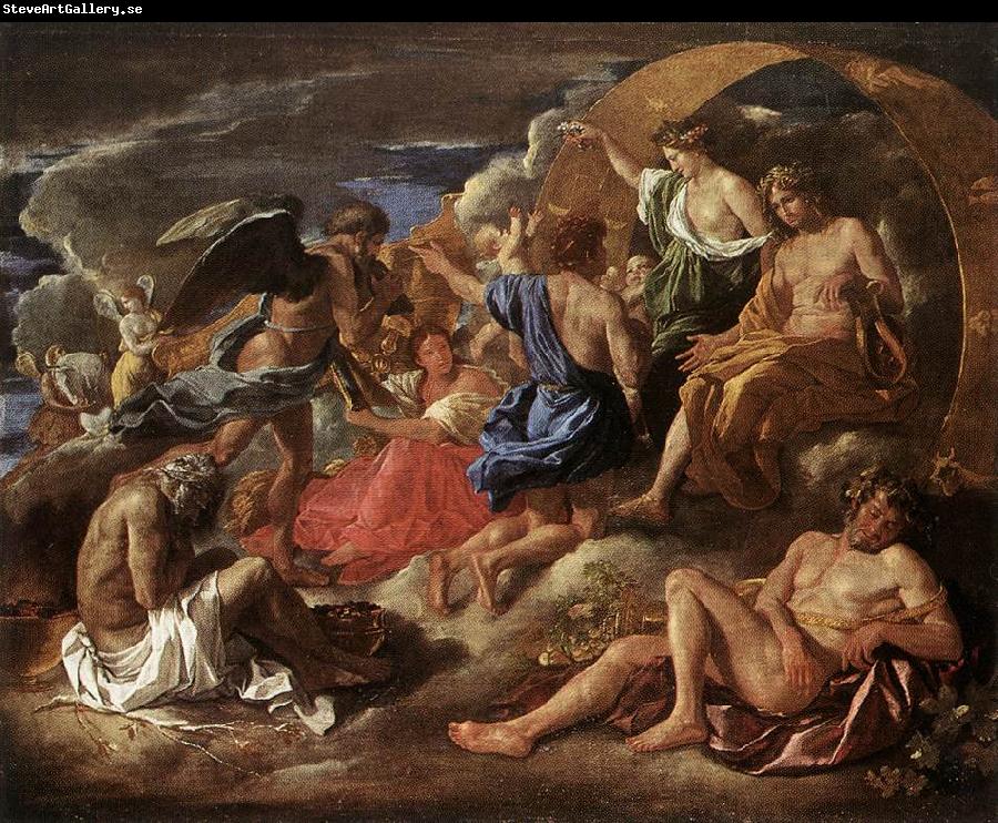 Nicolas Poussin Helios and Phaeton with Saturn and the Four Seasons